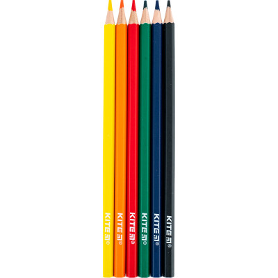 Олівці кольорові Kite Classic 6 кольорів (K-050)