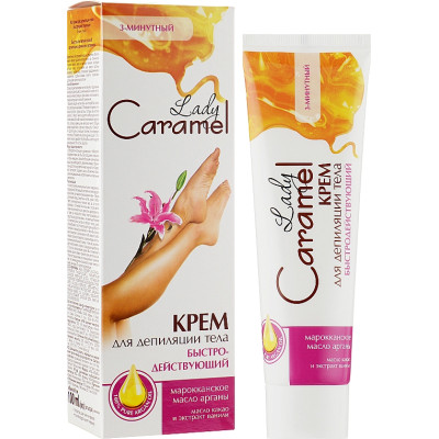 Крем для депіляції Caramel Швидкодіючий 3-х хвилинний для тіла 100 мл (4823015920288)