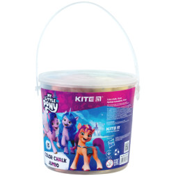 Крейда Kite кольорова Jumbo My Little Pony, 15 штук у відерці (LP24-074)