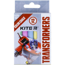 Крейда Kite кольорова Jumbo Transformers, 12 шт (TF21-075)