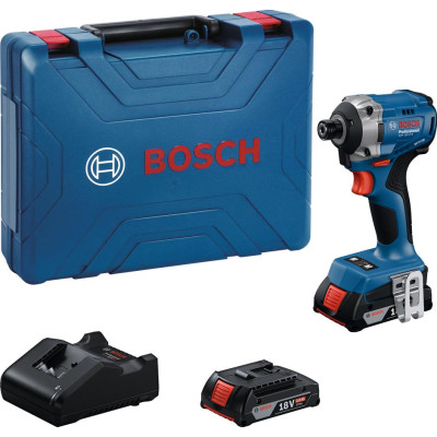 Гайковерт Bosch GDR 18V-215 18V, 2х2Ah, 3800об/хв, 215Нм, M6-M16, кейс (0.601.9N2.022)