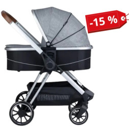 Коляска FreeON 3 в 1 Fantasy Grey-Black (44565)