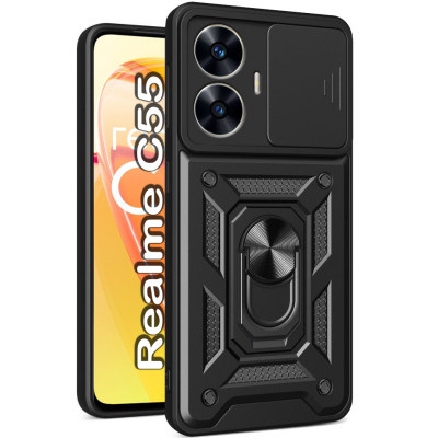 Чохол до мобільного телефона BeCover Military Realme C55 Black (709173)
