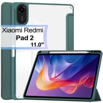 Чохол до планшета BeCover Soft Edge TPU Xiaomi Redmi Pad 2 11.0&quot; Dark Green (713658)