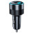 Зарядний пристрій Choetech car 2хUSB-C+USB-A 130W QC3.0/PD/PPS black (TC0011-BK)
