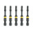 Набір біт DeWALT IMPACT TORSION, ударні, Torx, T15, L=57 мм, 5 шт (DT7394T)