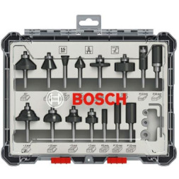 Набір фрез Bosch Professional комбінованих, 6мм, 15шт (2.607.017.471)
