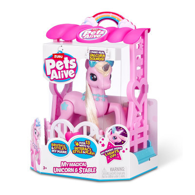 Інтерактивна іграшка Pets &amp; Robo Alive S2 Чарівний єдиноріг у будиночку (9545)
