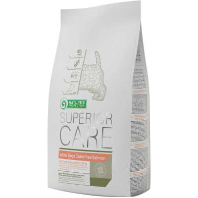 Сухий корм для собак Nature&#039;s Protection NP Superior Care White Dogs Grain Free Salmon Adult Small an (NPSC45996)