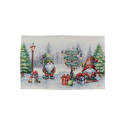 Серветка на стіл Прованс гобеленова Різдвяне багаття 30х50 см (036427)