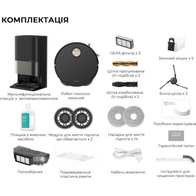 Пилосос Dreame X50 Ultra Black (RLX85CE-6-BL)