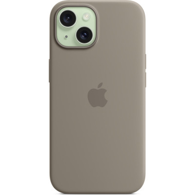 Чохол до мобільного телефона Apple iPhone 15 Silicone Case with MagSafe Clay (MT0Q3ZM/A)