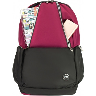 Рюкзак шкільний Cool For School Червоний з чорним 145-175 см (CF86747-03)