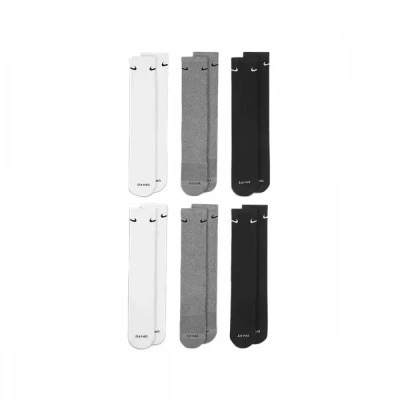 Шкарпетки Nike U NK ED PLS CSH CRW 6PR-132 SX6897-965 46-50 6 пар Білий/Чорний/Сірий (195241138756)
