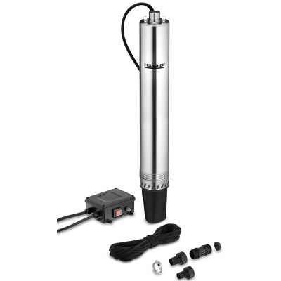 Заглибний насос Karcher ВР 6 Deep Well, 1000 Вт, 5000 л/г, 55 м, 5.5 бар, 27 м, 150 мм, 35 °C, G1 (1.645-422.0)