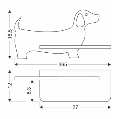 Світильник Candellux DOG (21-02983)
