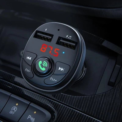 FM модулятор BOROFONE BC26, Black, Box