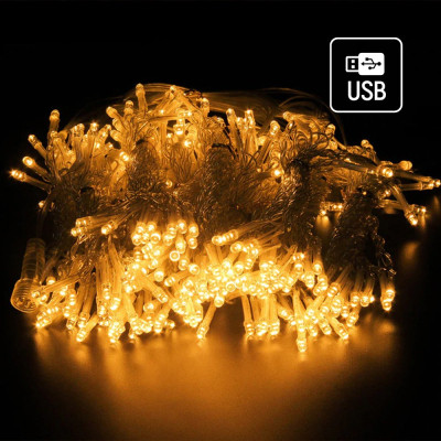 Гірлянда ColorWay Штора завіса 3 x 3 м 300 LED USB теплий колір (CW-GW-300L33U)
