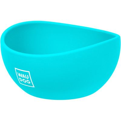 Посуд для котів WAUDOG Silicone Миска 250 мл блакитна (50812)