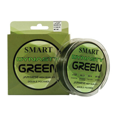 Волосінь Smart Dynasty Green 150m 0.18mm (1300.30.45)