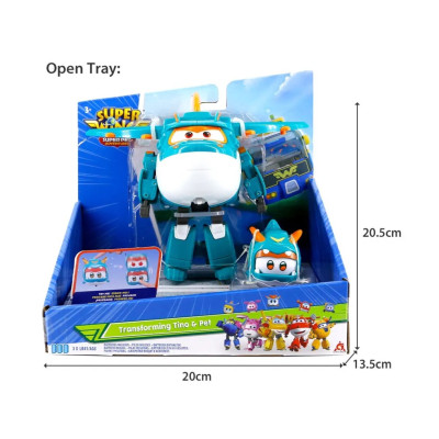 Трансформер Super Wings Transforming Тіно і улюбленець (Tino &amp; Pet) (EU770447)