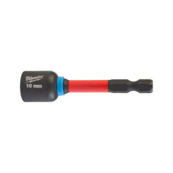Головка магнітна Milwaukee 1/4&quot;, шестигранна, 10 мм Shockwave, ударостійка (4932492441)