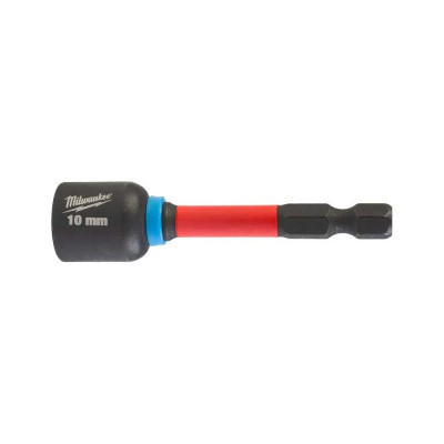 Головка магнітна Milwaukee 1/4&quot;, шестигранна, 10 мм Shockwave, ударостійка (4932492441)