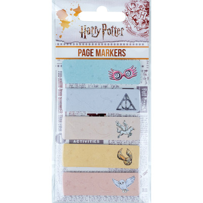 Стікер-закладка Kite паперова з малюнком Harry Potter 100 шт, 5х20 шт (HP23-480)