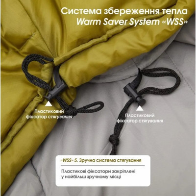 Спальный мешок Mousson PLATO L Olive (9043)