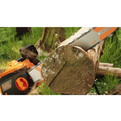 Ланцюгова пила Black&amp;Decker 2.0 кВт, шина 45 см, швидкість 14,50 м/с, ланцюг 3/8&#039; (BECS2245)