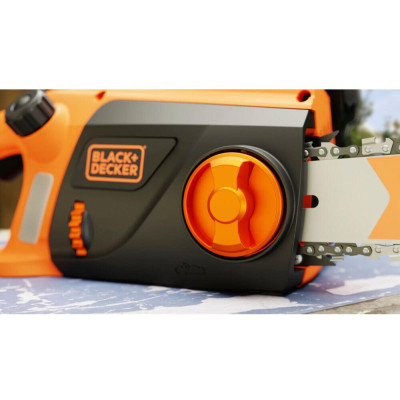 Ланцюгова пила Black&amp;Decker 2.0 кВт, шина 45 см, швидкість 14,50 м/с, ланцюг 3/8&#039; (BECS2245)