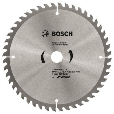 Диск пильний Bosch Eco for Wood 190x2.2x20-48T (2.608.644.378)