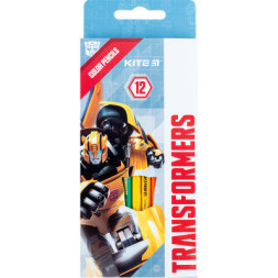 Олівці кольорові Kite Transformers 12 кольорів (TF24-051)