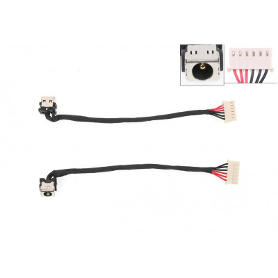 Роз&#039;єм живлення ноутбука з кабелем ASUS PJ1059 (5.5mm x 2.5mm), 6-pin, 14 см (A49113)