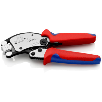 Затиск для клем KNIPEX з поворотною головкою, для контактних гільз (97 53 18)