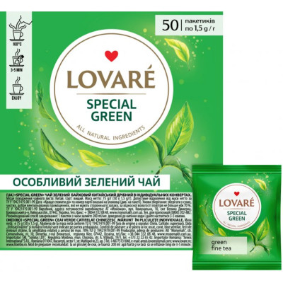 Чай Lovare &quot;Special green&quot; 50х1.5 г (lv.75459)