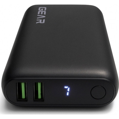 Батарея універсальна GEAR 10000mAh, PD/22.5W, black (WP942P)