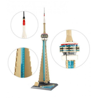 Конструктор Wange Сі-Ен-Тауер. Телевізійна башта Торонто (WNG-CN-Tower)
