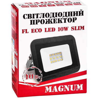 Прожектор MAGNUM FL ECO LED 10Вт slim 6500К IP65 (90011658)