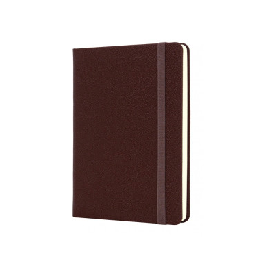 Книга записна Optima А6 NAMIB, тверда обкладинка, гумка, білий блок лінія, бордо (O20387-18)