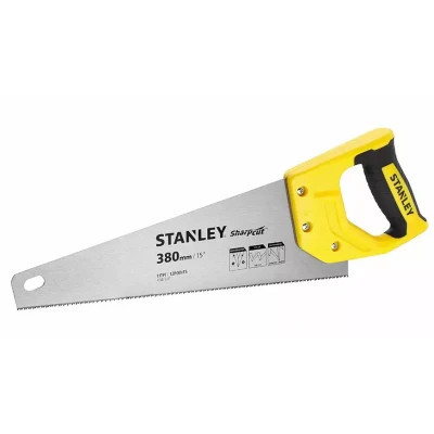Ножівка Stanley SHARPCUT із загартованими зубами, L=380мм, 11 tpi. (STHT20369-1)