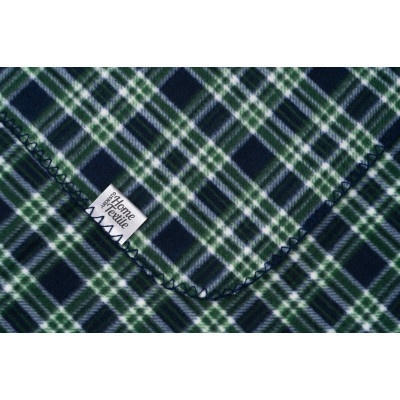 Плед Ardesto Fleece клітинка зелена 160х200 см (ART0702PB)