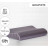 Подушка MirSon ортопедична 6005 Noble stripe Graphite 58х40х10.5 (2200003260878)