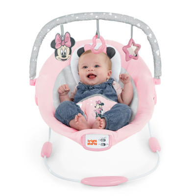 Крісло-гойдалка Bright Starts Minnie Mouse Rosy Skies (12206)