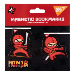 Закладки для книг Yes магнітні Ninja 2шт (707916)