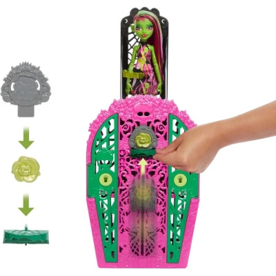 Лялька Monster High Набір-сюрприз Жахо-секрети Венери серії Цвіт та темрява (HYT75)