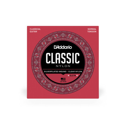 Струни для гітари D&#039;Addario Student Classics Normal Tension (EJ27N)