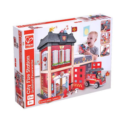 Ігровий набір Hape дерев&#039;яний Пожежна частина (E3023)