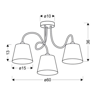 Люстра Candellux LUK (33-70746)