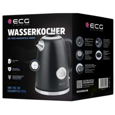 Електрочайник ECG RK 1700 Magnifica Nero